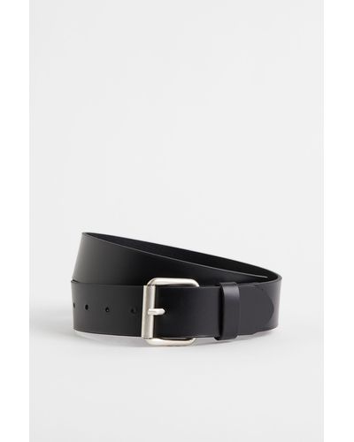 H&M Ledergürtel - Schwarz