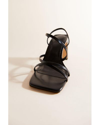 H&M Sandaletten mit Blockabsatz - Schwarz
