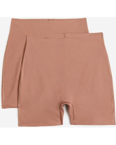 H&M Set Van 2 Light Shaping Shorts - Roze