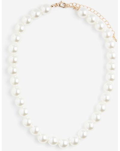 H&M Perlenkette - Weiß