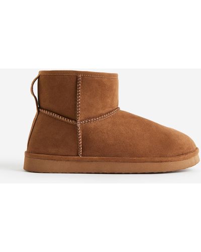 H&M Bottines chaudement doublées - Marron