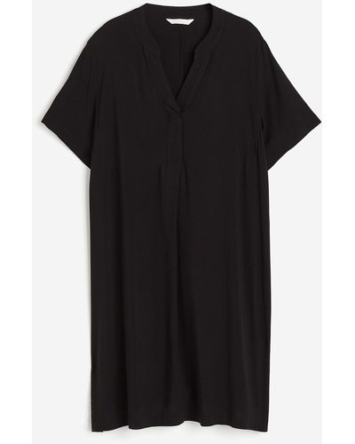 H&M Robe tunique en viscose - Noir