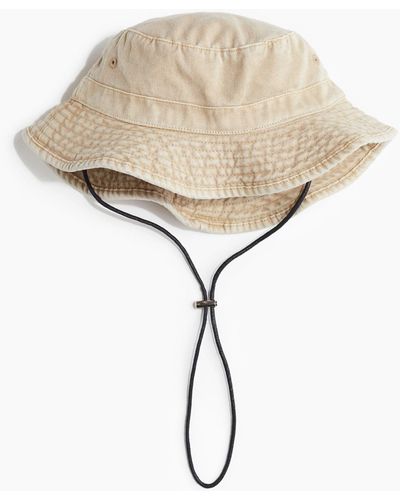H&M Bucket Hat mit Kinnband - Natur