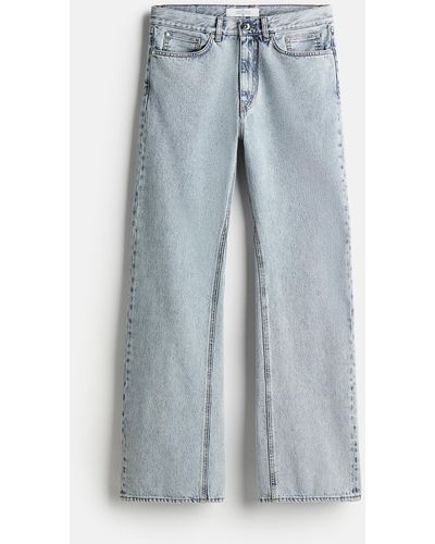 H&M Straight Jeans - Blau