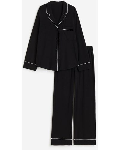 H&M Pyjamajasje En -broek - Zwart