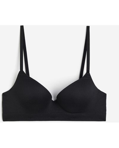 H&M Seamless Super-Push-up-BH - Schwarz