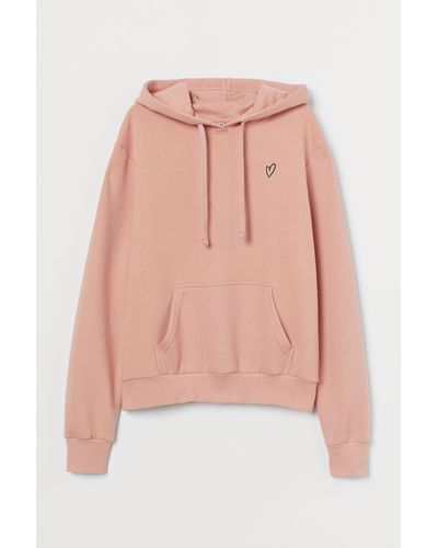 H&M Capuchonsweater - Roze