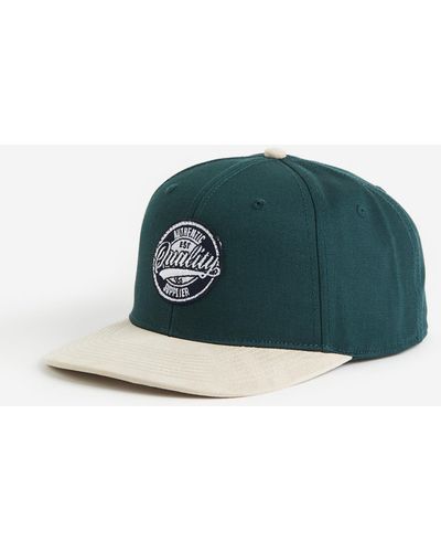 H&M Casquette avec application - Vert