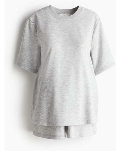 H&M MAMA 2-teiliges Sweatshirt-Set - Grau