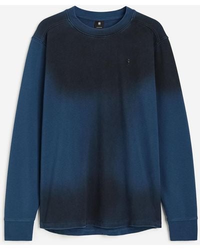 H&M Lash Long Sleeve Sweater - Blau