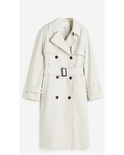 H&M Trench-coat - Blanc