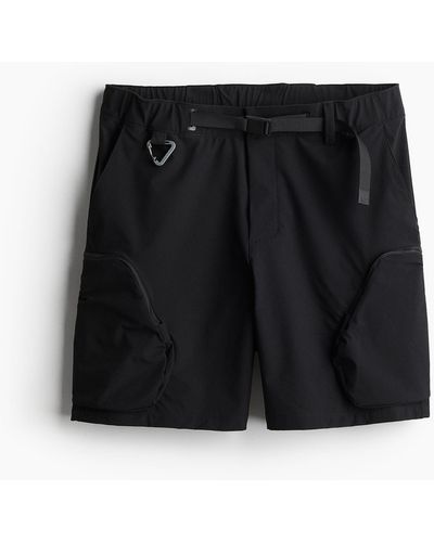 H&M Wasserabweisende Outdoor-Shorts - Schwarz