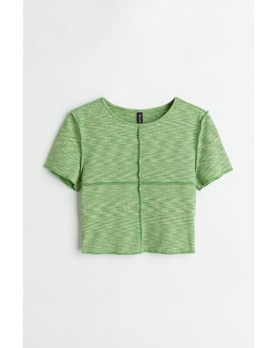 H&M Kurzshirt - Grün