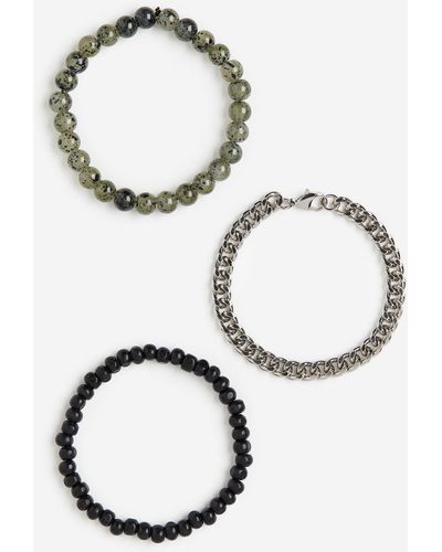 H&M Lot de 3 bracelets - Noir