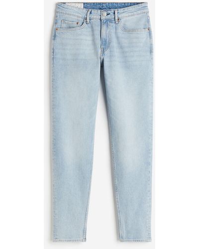 H&M Regular Tapered Jeans - Blau