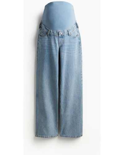 H&M MAMA Wide Jeans - Blau