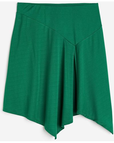 H&M Jupe asymétrique - Vert