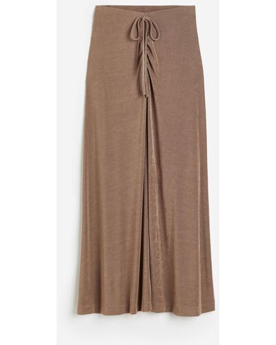 H&M Jupe en jersey - Marron