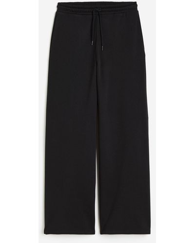 H&M Weite Joggpants - Schwarz