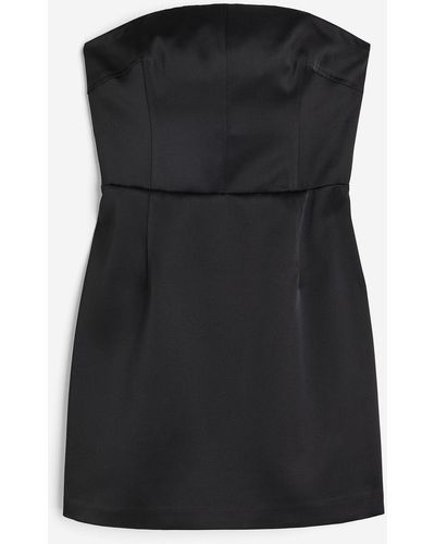 H&M Mini robe bandeau - Noir