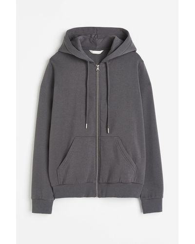 H&M Hoodie zippé - Gris