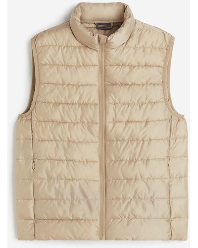 H&M Leichtes Steppgilet in Slim Fit - Natur