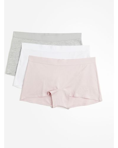 H&M Set Van 3 Katoenen Slips - Roze