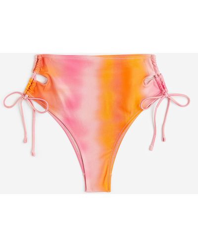 H&M Bikinihose Brazilian - Orange