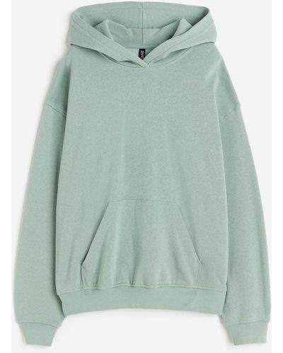 H&M Oversized Capuchonsweater - Groen