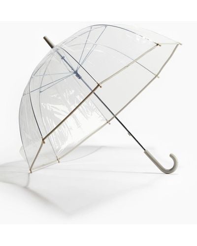 H&M Transparenter Schirm - Weiß