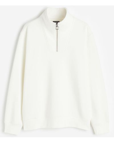 H&M Ziptop-sweater - Wit