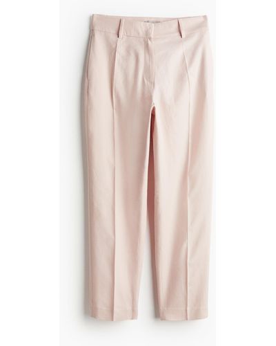 H&M Hose aus Leinenmischung - Pink