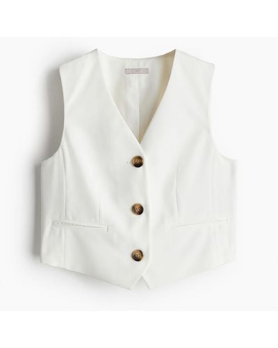 H&M Anzuggilet - Weiß