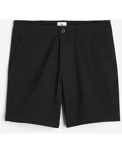 H&M Chinoshort - Zwart