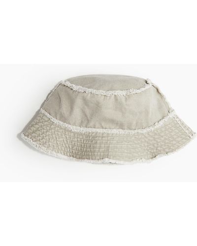 H&M Bucket Hat aus Baumwolle - Grün
