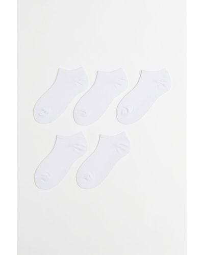 H&M Lot de 5 paires de socquettes - Blanc