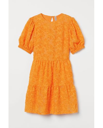 H&M Rückenfreies Kleid - Orange