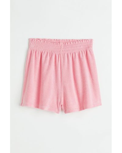 H&M Shorts aus Frottee - Pink