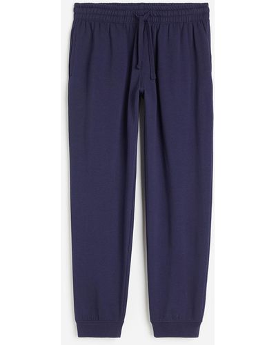 H&M Pantalon en molleton Regular Fit - Bleu