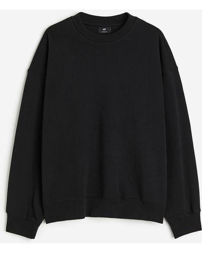 H&M Katoenen Sweater - Zwart
