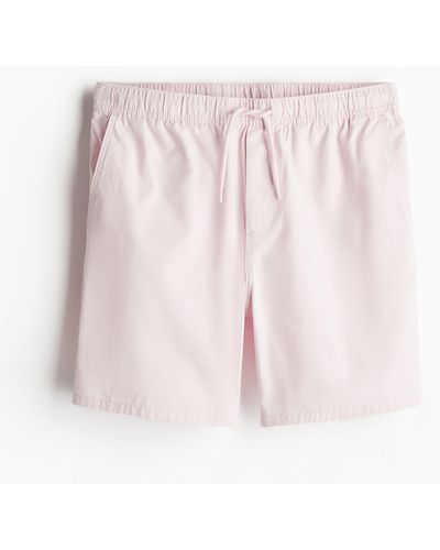 H&M Baumwollshorts Regular Fit - Pink