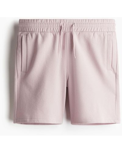 H&M Sweatshorts in Regular Fit - Pink