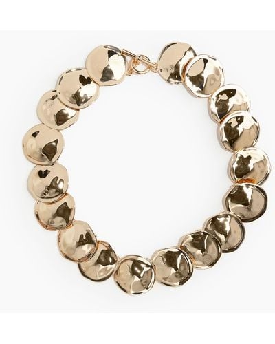 H&M Kurze Halskette aus Metallplättchen - Mettallic