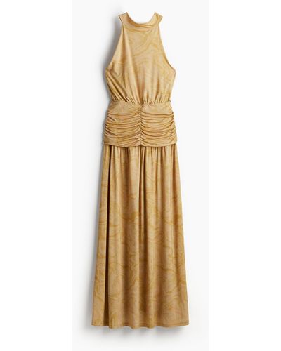H&M Malinegz Long Dress - Mettallic