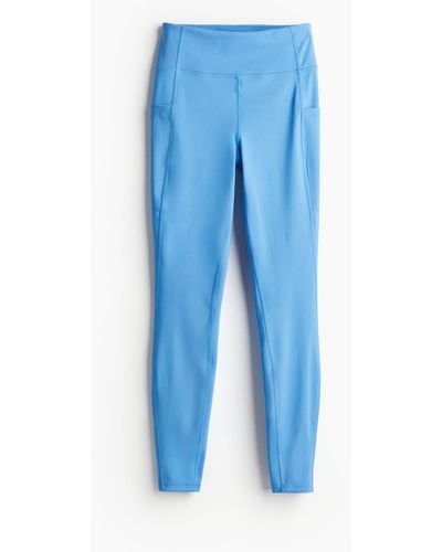 H&M Legging de sport DryMoveTM avec poches - Bleu