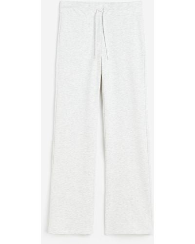 H&M Pantalon jogger droit - Blanc