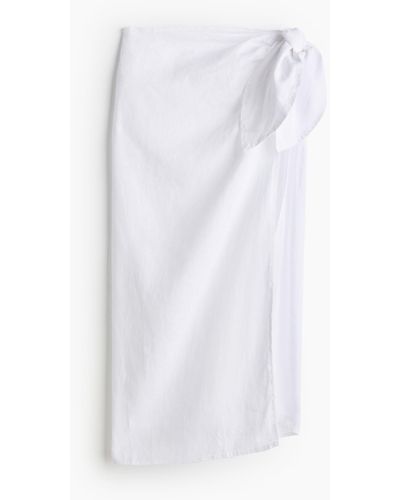 H&M Linnen Sarong - Wit