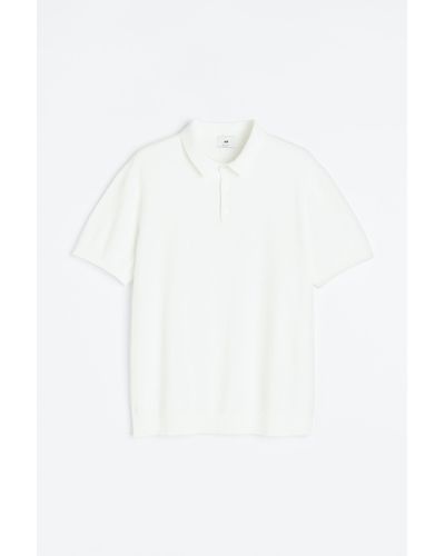 H&M Polo Regular Fit - Blanc