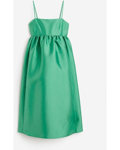 H&M MAMA Kleid mit ausgestelltem Jupe - Grün