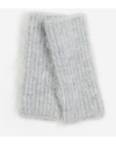 H&M Vingerloze Handschoenen Van Alpacawolmix - Wit